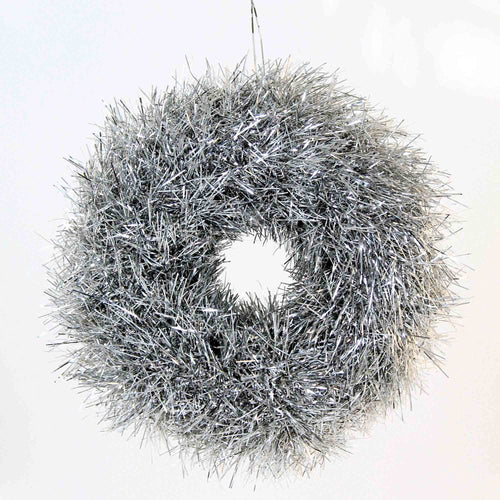 Bethany Lowe Merry & Bright Tinsel Wreath (Sm) - - SBKGifts.com