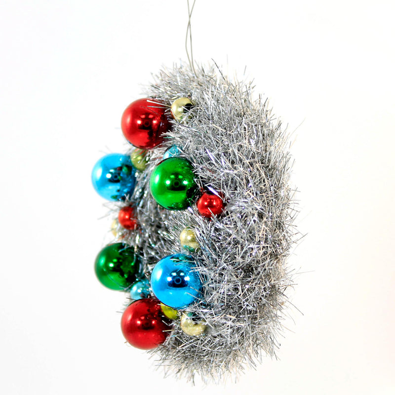 Bethany Lowe Merry & Bright Tinsel Wreath (Sm) - - SBKGifts.com