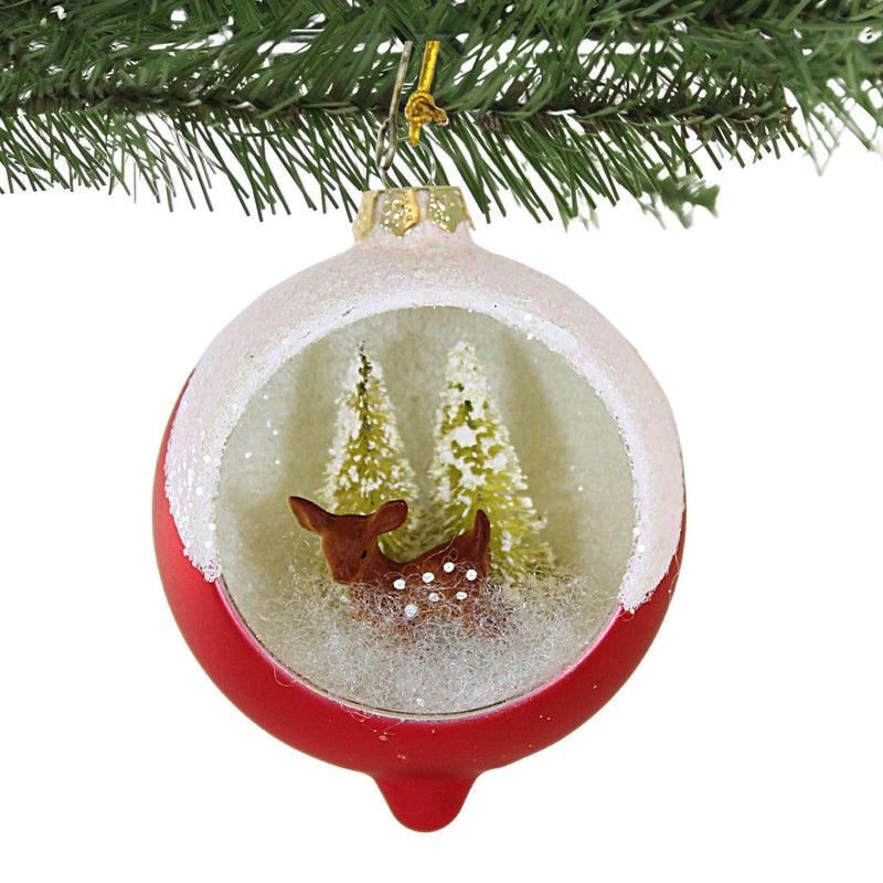 Bethany Lowe Retro Deer Indent Ornament - - SBKGifts.com