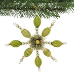 Bethany Lowe Peridot Starburst Ornament - - SBKGifts.com