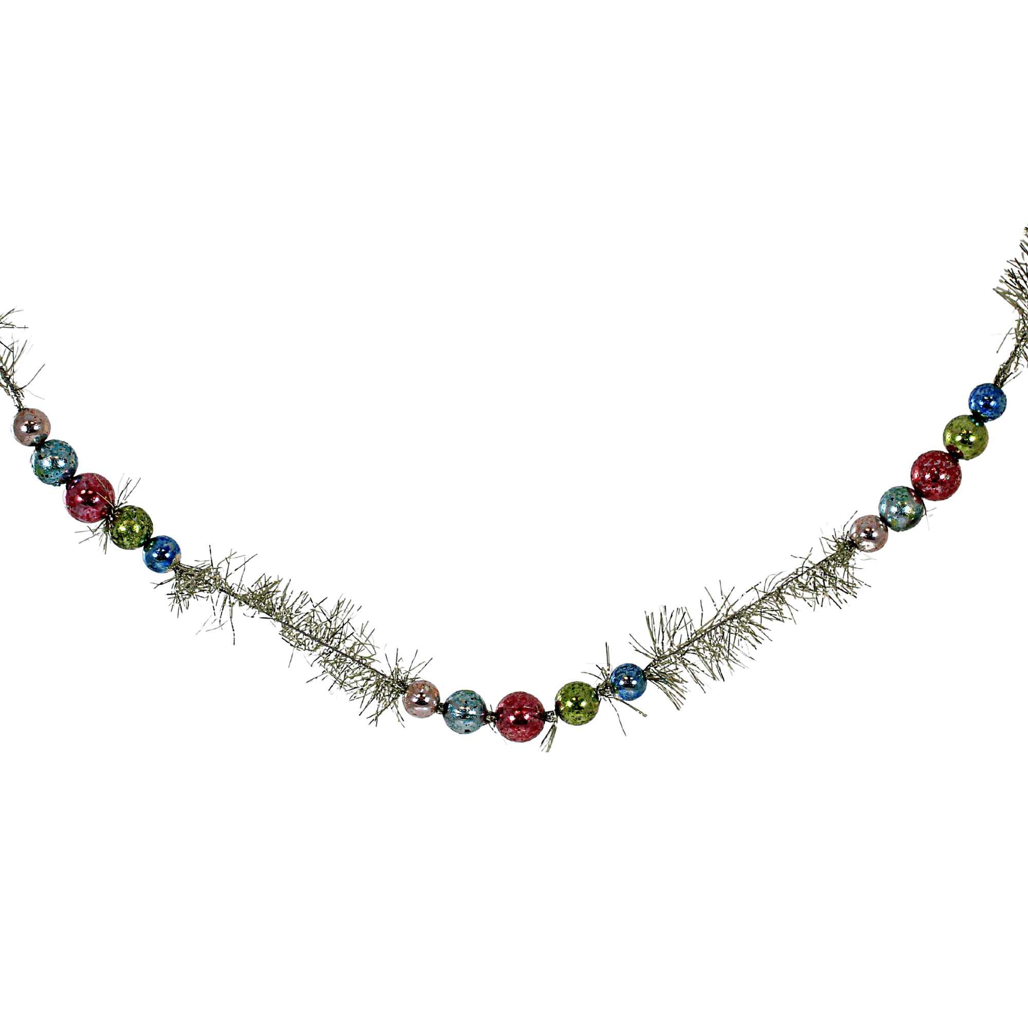 Bethany Lowe Brights Bead Garland One Garland .5 Inch, Glass