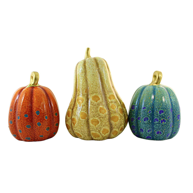 Transpac Colorful Speckled Pumpkins - - SBKGifts.com