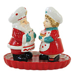 Transpac North Pole Salt And Pepper Shakers - - SBKGifts.com
