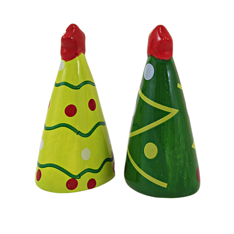 Transpac Christmas Tree Salt And Pepper Shakers - - SBKGifts.com