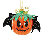 Santa Land Batty Jack - 1 Glass Ornament 3.25 Inch, Glass - Halloween Ornament Pumpkin 23D1000 (60433)