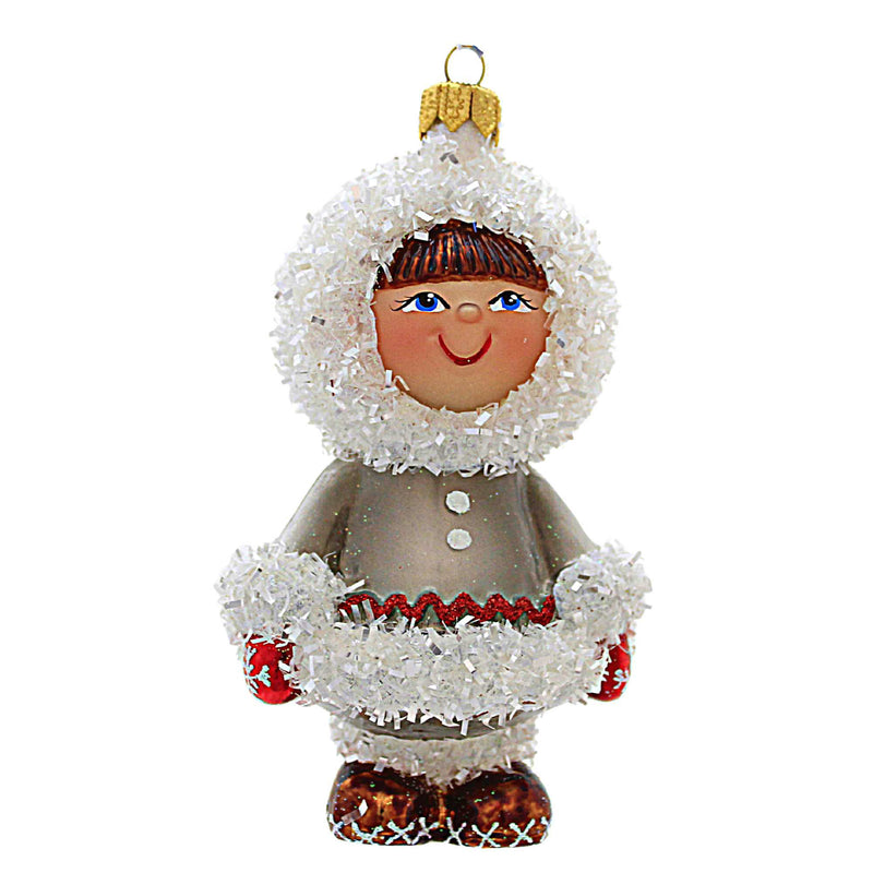 Heartfully Yours Small World Afterall 3 Piece Set - 3 Glass Ornaments 5 Inch, Glass - Eskimo Kids 2022 1199 (60459)