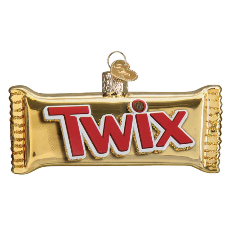 Old World Christmas Twix - One Ornament 2.0 Inch, Glass - Ornament Candy 32591 (60559)
