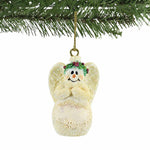 Ganz 4-Pc Ceramic Snowmen Set - 4 Ornaments 1.75 Inch, Ceramic - Wreath Angel Wings Sb000009 (60568)