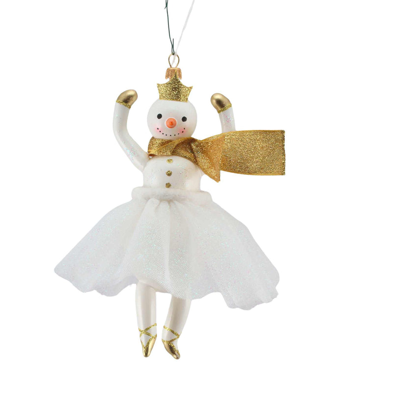 Preorder De Carlini 24 Snow Princess Dancer - 1 Glass Ornament Inch, - Handmade Ornament Italy Mgd009 (60595)