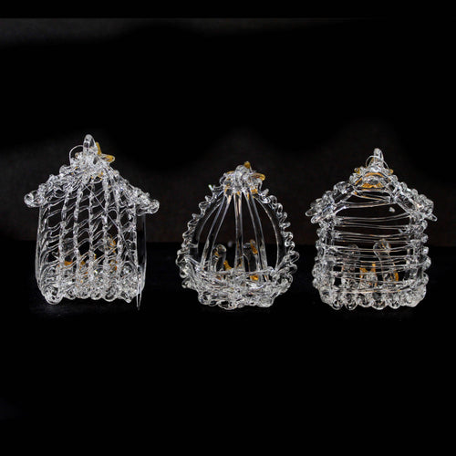 Kurt S. Adler Spun Glass Nativity - - SBKGifts.com