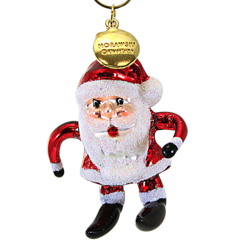 Morawski Mini Santa Claus - 1 Glass Ornament 2.5 Inch, Glass - Ornament Saint Nick Christmas 21209 (60765)