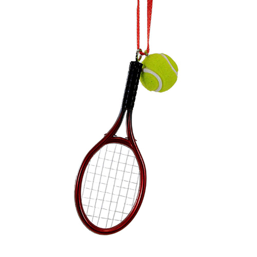 Kurt S. Adler Tennis Racket With Ball Ornament - - SBKGifts.com
