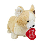 Ganz Royally In Love Corgi - One Plush Dog 7 Inch, Polyester - Dog Red Heart Hv9564 (60889)