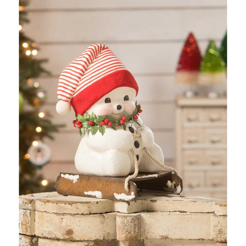 Bethany Lowe Down The Slopes Snowman Lg - - SBKGifts.com