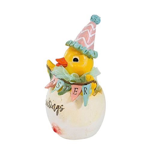 Transpac Chick In Party Hat - - SBKGifts.com