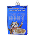 Kat + Annie Frosted Flakes - 1 Glass Ornament 5 Inch, Glass - Ornament  Tiger Tony Kelloggs 78676 (61630)