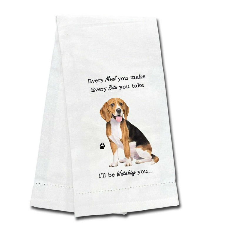 E & S Imports Beagle Kitchen Towel - One Towel 26 Inch, - Dog Puppy Paw 7113 (61739)