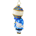Christopher Radko Company First Christmas Rattle Baby Blue - - SBKGifts.com