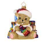 Christopher Radko Company Bearing Gifts - One Ornament 4.75 Inch, Glass - Teddy Drum Xylophone 1019003 (62012)