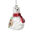 Kat + Annie Coco-Cola Cheers To The Season - One Ornament 4.5 Inch, Glass - Polar Bear 84281 (62027)