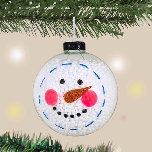 Craftoutlet.Com Snow Filled Snowman Ball - - SBKGifts.com