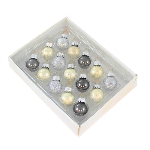 Craftoutlet.Com Mini Glass Ball Ornament Set - - SBKGifts.com