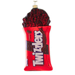 Kat + Annie Bag Of Twizzlers - One Ornament 6 Inch, Glass - Strawberry Sweet Treat Fruity 88237 (62235)