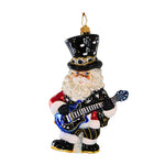 Christopher Radko Company Jazzy Mr. Claus - One Ornament 6 Inch, Glass - Music Guitar Notes 1020778 (62242)