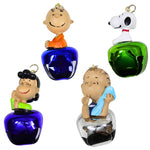 Roman Peanuts Jingle Buddies Ornament Set - Four Ornaments 2.5 Inch, Polyresin - Linus Snoopy Lucy Charlie Brown 24909O (62247)