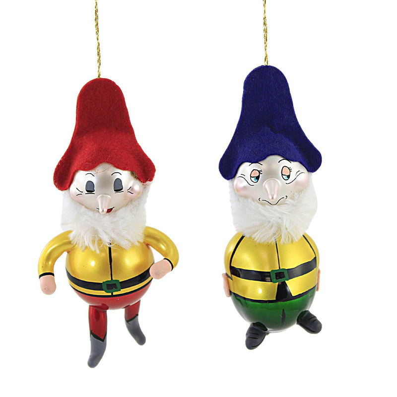 De Carlini Snow White And The Dwarfs Glass Ornament Italian Fairy Tale V3032 (7360)