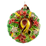 Yuletime Pride - 5.75 Inch, Glass - Ornament Charity  Wreath 1014581 (7520)