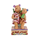 Enesco You Have A Heart Of Gold - One Figurine 5.5 Inch, Resin - Bears Family 4009906 (8182)