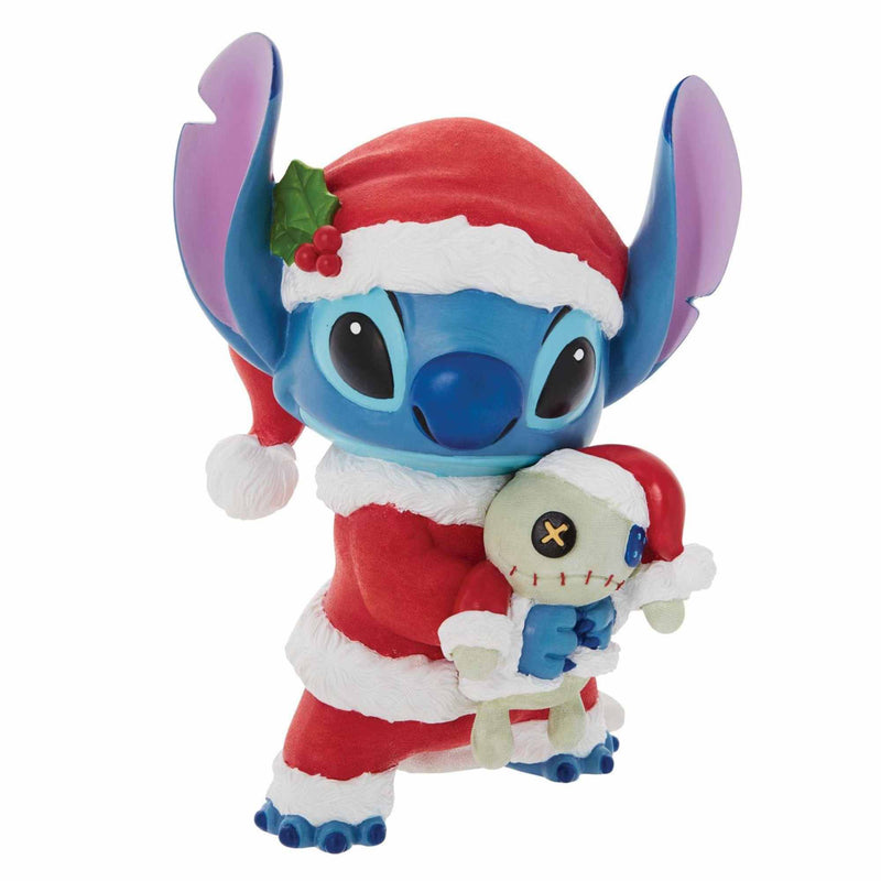Santa Stitch With Scrump - One Figurine 7.25 Inch, Resin - Disney Showcase Collection 6011561 (Ene6011561)