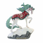 Trail Of Painted Ponies Christmas Wonder - One Figurine 9.25 Inch, Polyresin - Sparkling Snow Bedazzled Saddle 6012847 (Ene6012847)