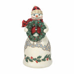 Jim Shore Warm Winter Wishes - One Figurine 6.75 Inch, Resin - Highland Glen Snowman 6012866 (Ene6012866)
