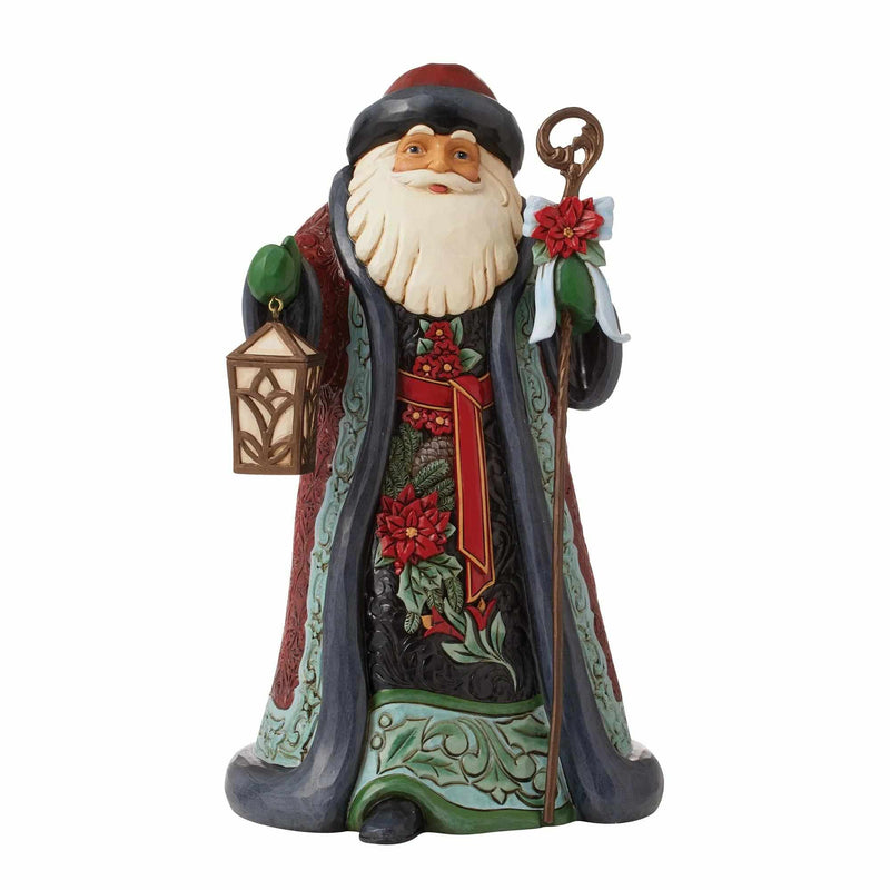 Jim Shore Father Christmas - One Figurine 10.0 Inch, Resin - Holiday Manor Santa With Cane 6012884 (Ene6012884)