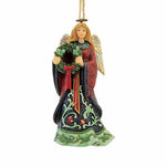 Jim Shore Holiday Manor Angel - One Ornament 4.5 Inch, Polyresin - Heartwood Creek Ornament 6012889 (Ene6012889)