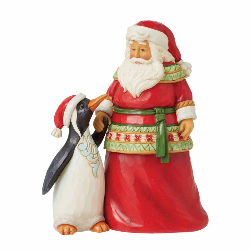 Jim Shore Dear Santa I've Been Good - One Figurine 5.0 Inch, Polyresin - Santa Penguin Pint Sized 6012967 (Ene6012967)