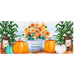 Evergreen Farm Fresh Market Sassafras Switch Mat - One Mat Inch, Rubber - Fall Pumpkins Corn Stalks 432179 (Eve432179)