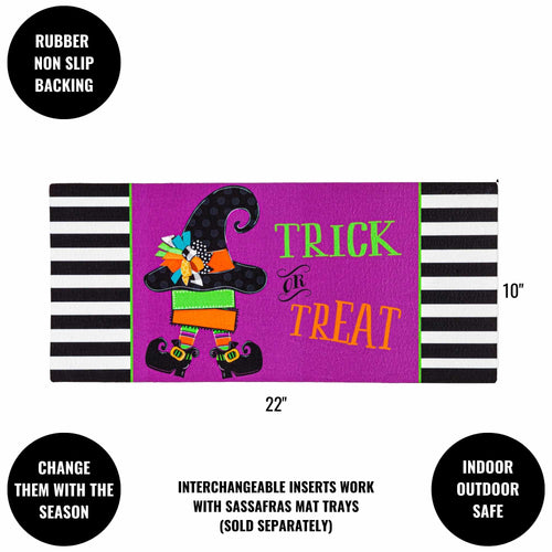 Evergreen Trick Or Treat Witch Sassafras Switch Mat - - SBKGifts.com