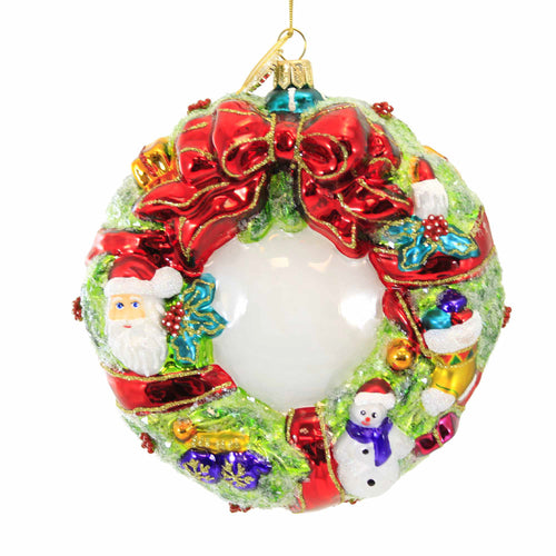 Huras Family Jolly Wreath Merry Christmas - - SBKGifts.com
