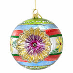 Huras Family Merry And Bright Vintage Dream - One Ornament 4.25 Inch, Glass - Christmas Reflector Ball Hf966amb (Hur966a)