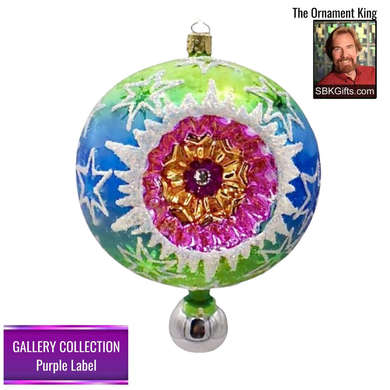 Preorder Hy 24 Starry Mystic Green - 1 Glass Ornament Inch, - Gallery Purple Label 30065 (Hy30065)