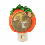 Charming Tails Mouse In Pumpkin Night Light - One Nightlight 4.5 Inch, Resin - Fall Autumn Electric Charming Tails 136050 (Rom136050)