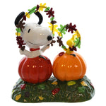 Peanuts Happy Harvest Ceramic Snoopy Fall Pumpkin 4037418 (22681)