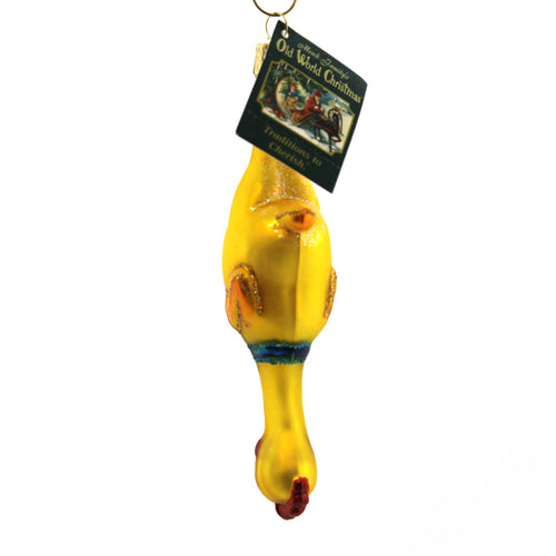 Old World Christmas Rubber Chicken - - SBKGifts.com