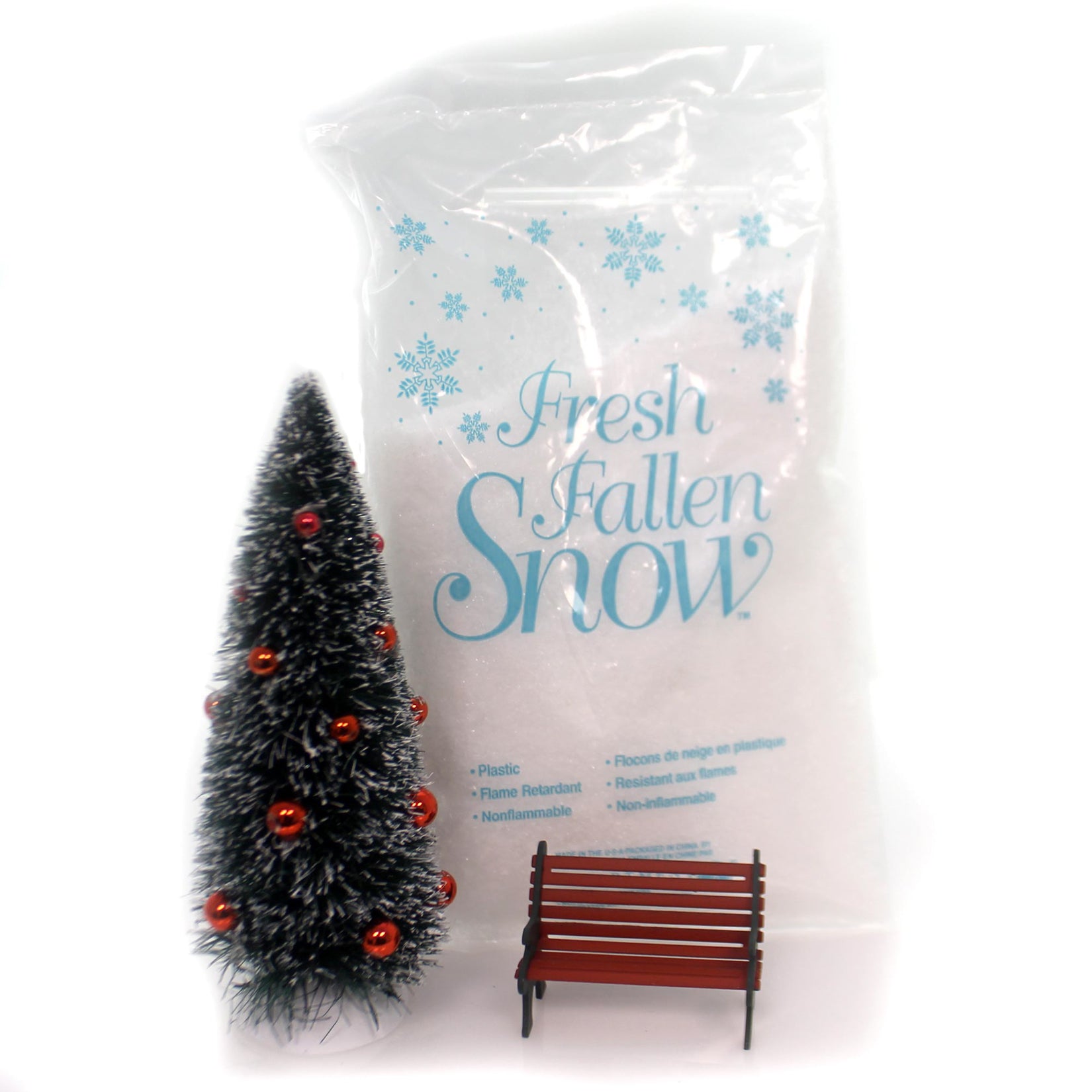 Christmas tree on sale shop bench