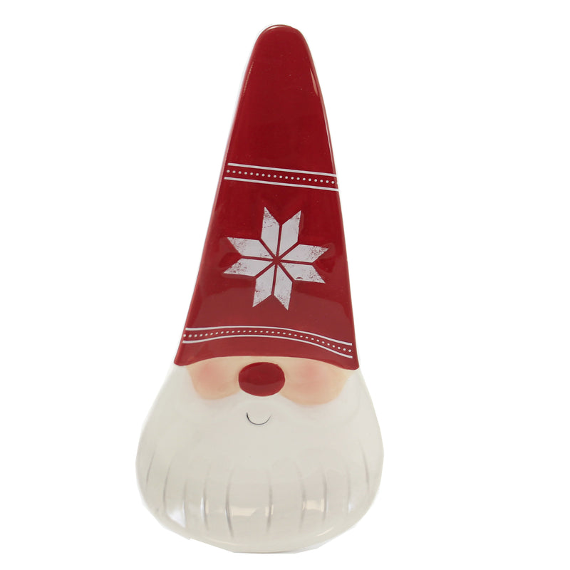 Tabletop Gnome Spoonrest Earthenware Christmas Kitchen Cooking Mx177489 (51469)
