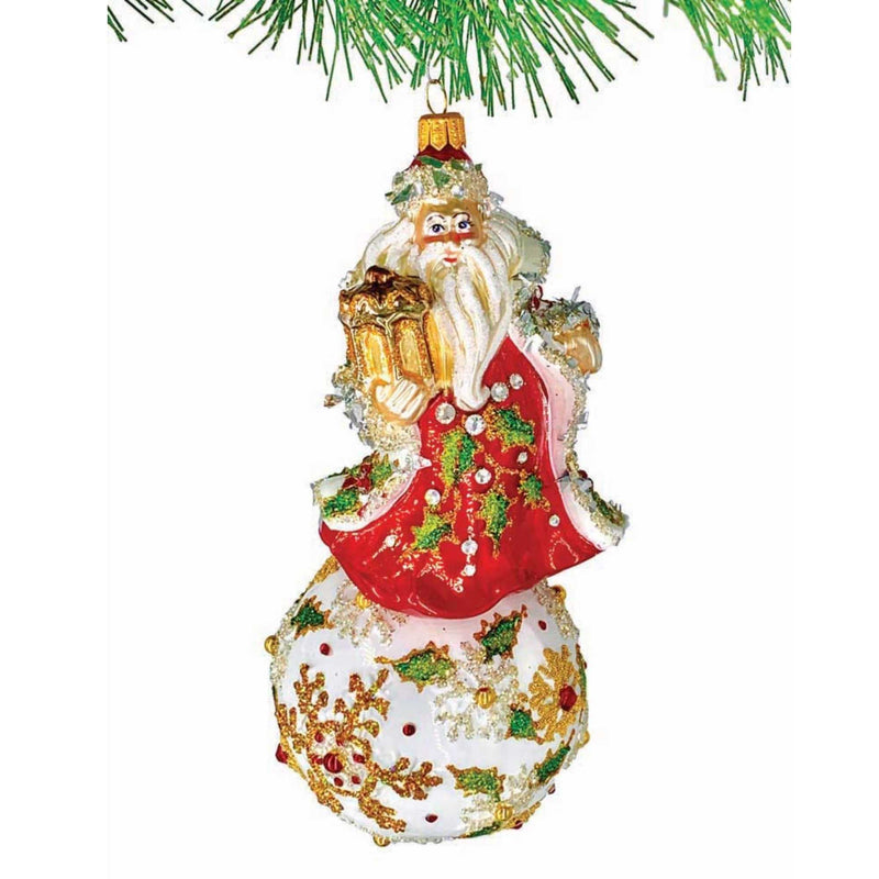 Heartfully Yours 7 Inch Longchamp Santa 1174 By The Ornament King