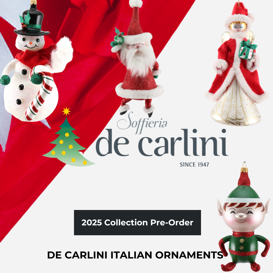 De Carlini Italian Ornaments 2025 Collection Pre-Orders